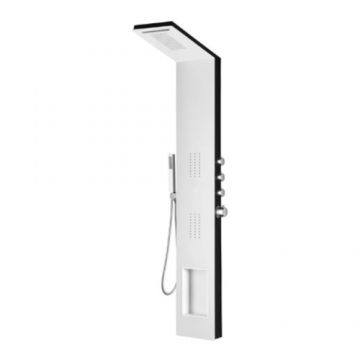 Panel dus cu termostat Wellis Bonita, alb/negru