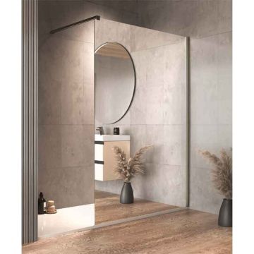 Paravan Walk-In Kolpasan, Calypso 100 cm, sticla 8 mm, efect oglindă, crom Paravan Walk-In Kolpasan, Calypso 100 cm, sticla 8 mm, efect oglindă, crom