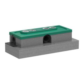 Rigola de duș Hamsgrohe, uBox, montaj în pardoseală minim 57 mm
