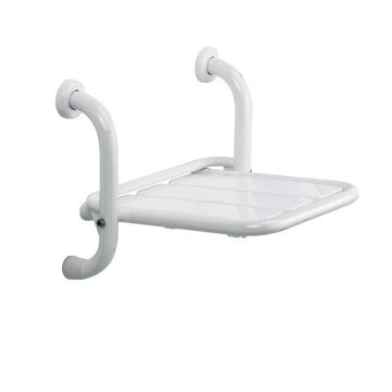 Scaun rabatabil pentru dus, Thermomat, alb