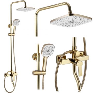 Set de dus Rea Argus, auriu lucios Set de dus Rea Argus, auriu lucios