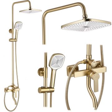 Set de dus Rea Argus, auriu mat Set de dus Rea Argus, auriu mat