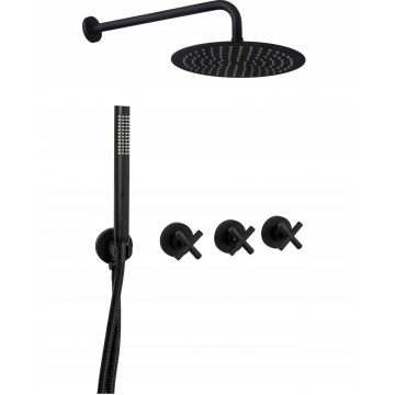 Set de dus Rea Exit, negru mat Set de dus Rea Exit, negru mat