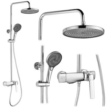 Set de dus Rea Rebel, argintiu lucios Set de dus Rea Rebel, argintiu lucios