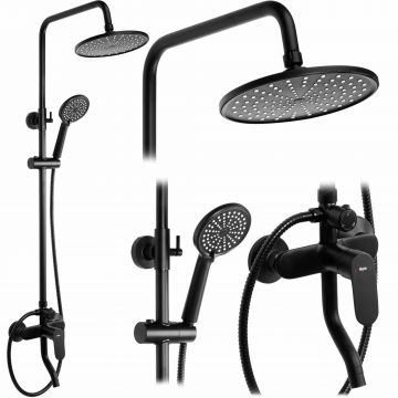 Set de dus Rea Salton, negru mat Set de dus Rea Salton, negru mat
