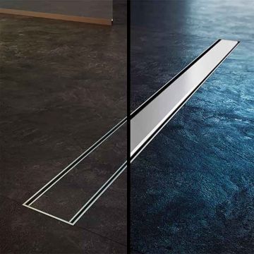 Set rigola dus cu capac faiantabil, Alcadrain, APZ2012-OPTION6 Optimal 55 cm