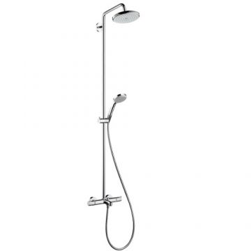 Showerpipe Hansgrohe Croma 220 cu termostat Showerpipe Hansgrohe Croma 220 cu termostat