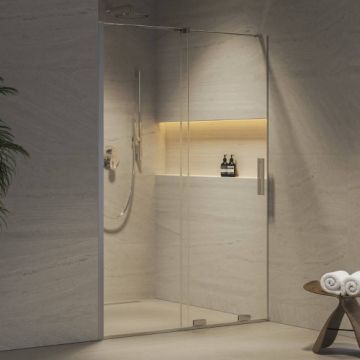 Usa de nisa culisanta Ravak Roll RODP2 din 2 piese, crom - Dimensiune 100 cm