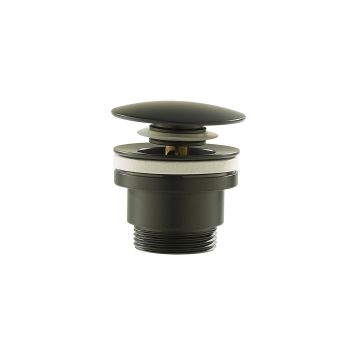 Ventil lavoar Bell, click-clack, negru mat, din alama sanitara, Elysium Ventil lavoar Bell, click-clack, negru mat, din alama sanitara, Elysium