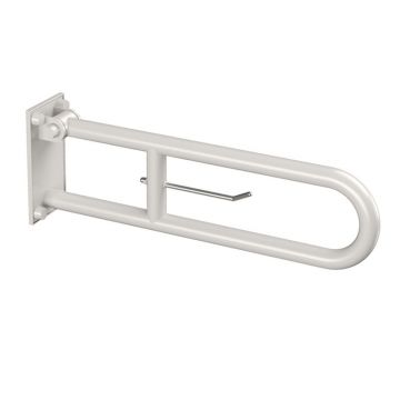 Bara de siguranta rabatabila cu porthartie, Thermomat, 83 cm, alb