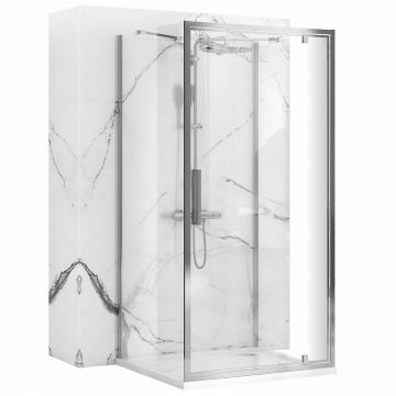 Cabina de dus dreptunghiulara cu usi batante Rea Rapid Swing 90x100 cm