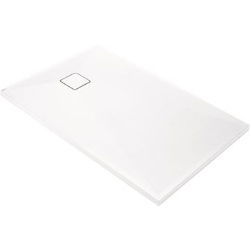 Cadita de dus dreptunghiulara Deante Correo alb 100x70 cm