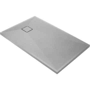 Cadita de dus dreptunghiulara Deante Correo din granit gri 120x70 cm