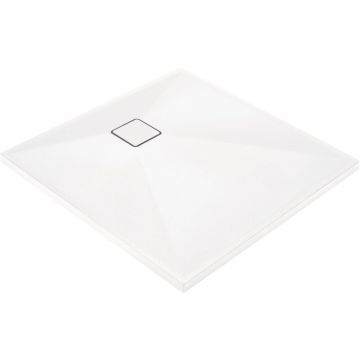 Cadita de dus patrata Deante Correo alb 90x90 cm