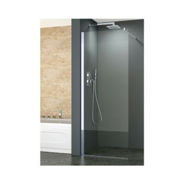 Paravan de dus tip Walk-In Inter Ceramic crom 100x200 cm sticla transparenta
