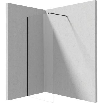 Paravan de dus Walk-in Deante Prizma negru 90x195 cm