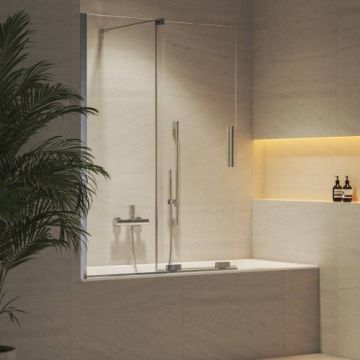 Paravan Ravak ROVS2 pentru cada din 2 piese, crom - Dimensiune 100X150