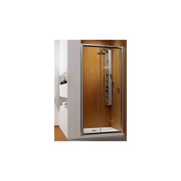 Usa de nisa culisanta Radaway Premium Plus DWJ 130 cm sticla 6 mm crom-transparent