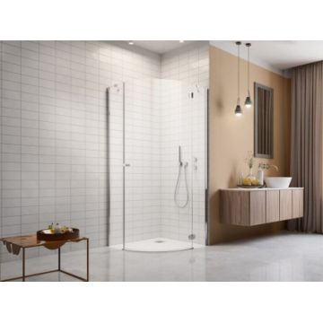 Cabina dus semirotunda Radaway Torrenta PDJ 80x80xH195 cm dreapta ieftina