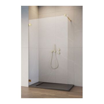 Cabina dus Walk-in Radaway Essenza Pro 6, 100 x 200 cm, gold ieftina