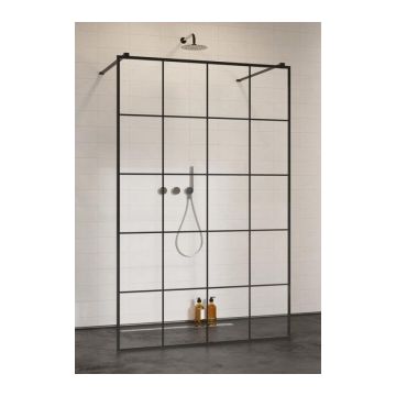 Cabina dus Walk-In Radaway Modo New Black I Factory, 120 x H200 cm