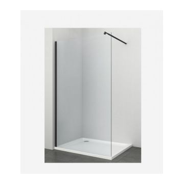 Cabina dus Walk-in Sanotechnik Sanoflex Black Freedom 300 la reducere