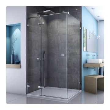 SUPER PROMO Usa cabina dus pivotanta SanSwiss Escura 120xH200 cm SUPER PROMO Usa cabina dus pivotanta SanSwiss Escura 120xH200 cm