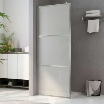 vidaXL Paravan de duș walk-in, 115 x 195 cm, sticlă ESG mată