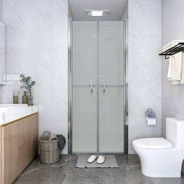 vidaXL Ușă cabină de duș, mat, 76 x 190 cm, ESG