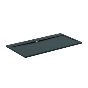 Cadita de dus dreptunghiulara Ideal Standard i.life Ultra Flat S negru intens 170x90 cm