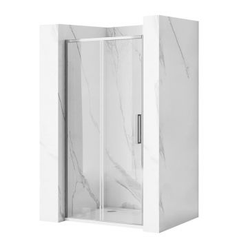 Usa de nisa culisanta Rea Rapid Slide 130 cm sticla 6 mm crom