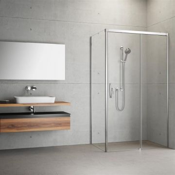 Perete lateral stanga Radaway Idea KDJ 110 cm crom-transparent sticla 6 mm