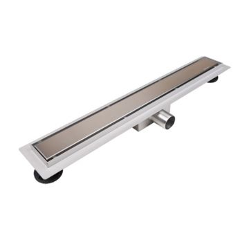 Set rigola pentru dus plus capac 70 cm Balneo Duplex inox  periat