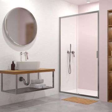 Usa de nisa culisanta Radaway Alienta 140 cm crom-transparent sticla 5 mm