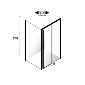 Optiune soft-close pentru usi glisante Sanycces Style