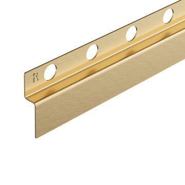Profil inclinat dreapta pentru perete Balneo Floor Strips 170 cm finisaj auriu periat