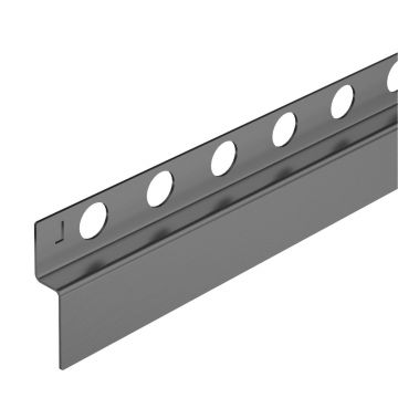 Profil inclinat stanga pentru perete Balneo Floor Strips 170 cm finisaj Gun Metal mat