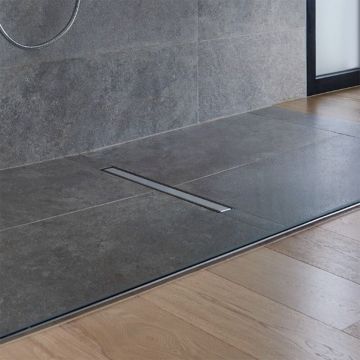 Set rigola dus plus capac Wirquin Venisio Slim finisaj inox 50 cm