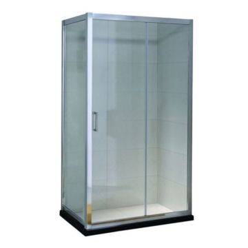 Cabina de dus dreptunghiulara Belform Clear 110x70 crom
