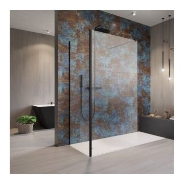 Cabina de dus Walk-In Radaway Modo New Black IV 100x100xH200 cm