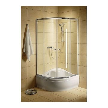 Cabina dus semirotunda Radaway Classic A 80x80xH170 cm la reducere