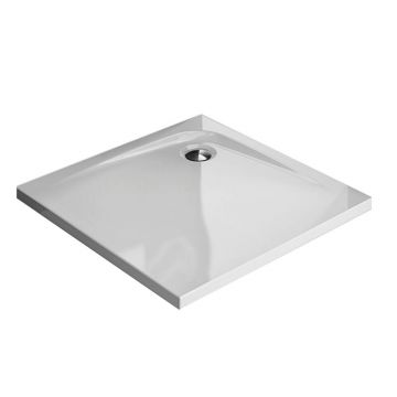 Cadita pentru dus patrata pentru inzidire Kolpasan Evelin 90x90 cm