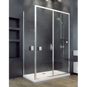 Panou lateral Besco Duo Slide 90cm sticla transparenta securizata 6 mm