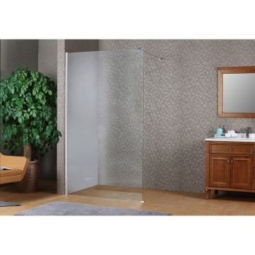 Paravan de dus tip Walk-in Rune Sena 80x200 cm profil crom lucios