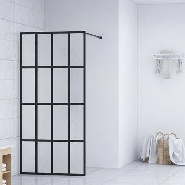 vidaXL Paravan de duș walk-in, 100x195 cm, sticlă securizată mată