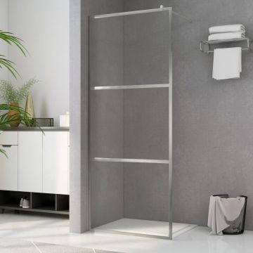 vidaXL Paravan de duș walk-in, 80 x 195 cm, sticlă ESG transparentă