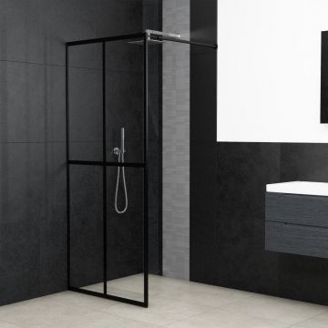 vidaXL Paravan duș walk-in, 80x195 cm, sticlă securizată transparentă