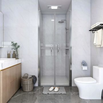 vidaXL Ușă cabină de duș, transparent, 86 x 190 cm, ESG