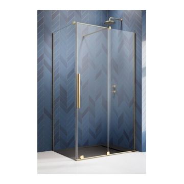 Cabina dus Radaway Furo Gold KDJ 100x100xH200 cm, dreapta