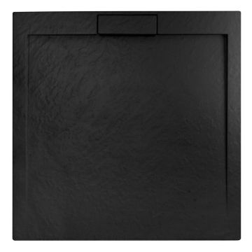 Cadita dus patrata Rea Grand 90x90 negru